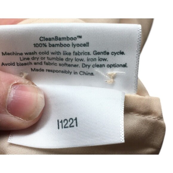 Ettitude Top Women's Size XXL Blush Pink 100% Bamboo Lyocell Short Sleeve - Picture 5 of 6